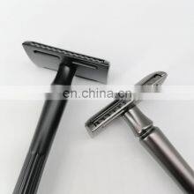 Classic Mens Copper Metal Handle Double Edge Blade Shaving Safety Razor thumbnail-5