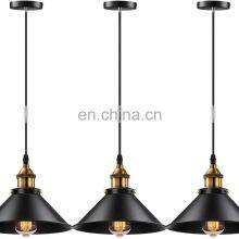 Industrial Lamp Shade Lampara Colgante Negra Nordic Moderner Luminaria Pendente Vintage Pendant Kitchen Light Lamp Lighting thumbnail-1