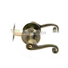 Wholesale Price Antique Brass Zinc Alloy US National Design Safe With Entry Keyed Door Handle Lever Lock thumbnail-3