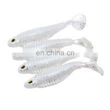 JOHNCOO Vivid Colorful Carp Soft Baits 80mm 110mm Fishing Lure Fishing Worms Red and White thumbnail-3
