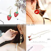 110pcs Assorted Plated Enamel Animal Plant Fruit Moon Star Random Charms Pendants for DIY Necklace Bracelet Jewelry Making thumbnail-2