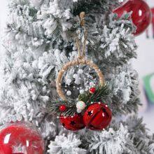 Wholesale Custom Design Handmade Decorative Christmas Tree Ornament Hanging Feather Ball thumbnail-3