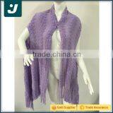Latest Fashion Design Purple Women Pashmina Scarf thumbnail-1