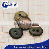 2015 OEM brown color cat eye shell button