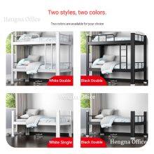 Customized 2 Tier Bed With Wardrobe Around HG-BB617 With Shoe Rack Storage 2000*900mm Steel Bed for Worker Dorm-Quick Installation thumbnail-4