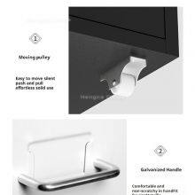 HN-SSC8 Metal Storage Chest, Pastel Pink/Blue With Label Holders, Multi - Drawer Office Pedestal for Studio & School, Factory Custom Color thumbnail-3