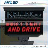 2years Warranty Small Red Led Moving Sign