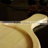 Bamboo Cutting Board Wood Pizza Peel / Cutting Board / Serving Tray Round Pizza Cutting Board thumbnail-6