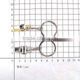 China Custom Stainless Steel Silver Jewelry Whistle Keychain thumbnail-4