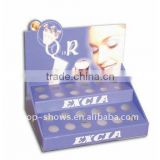 Skincare product display box bottled cosmetic seat up paper counter display ENCD0121