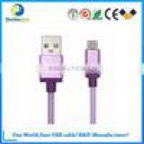 Remax New Design Fabric Braided USB Data Cable 2.1A for Micro thumbnail-3