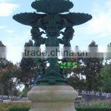 Bronze Angels With Shell Fountain Sculpture