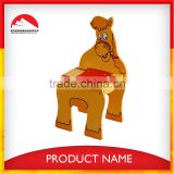 kindergarten Wooden Cartoon Horse Shaped Chair