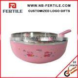 2014 New Arrival Stainless Steel Bowl With Spoon Thermal Insulated thumbnail-3