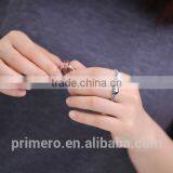 Classical 5925 Sterling Silver Wedding Ring for Women Vintage CZ Diamond Jewelry Accessories thumbnail-4