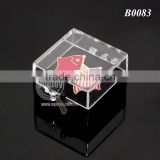 Acrylic Plastic Box Packing China And The United States National Flags Customized Enamel Metal Pin Badge