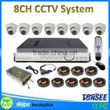 Cctv Surveillance Dvr System Security Camera 8 Channel,CMOS/Sony Chip Dome Home Use Cctv Camera System thumbnail-1