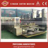 automatic 4 color flexo printing slotting die cutting machine