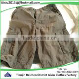high quality used clothing cargo short pants clothing/used clothing in bales