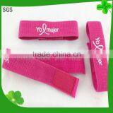 Elastic Hook and Loop Strap With Plastic Buckle