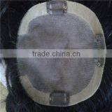 Silk Top Full Lace Closure Human Indian Remy Remi Hair Partial Wig Mix Color thumbnail-3