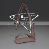 China New Style Customized Acrylic Star Acrylic Marble Trophy Base With Various Size thumbnail-2