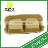 Square Bamboo Fiber Eco-Friendly Pet Two Way Bowl Slow Eating Dog Bowl Cat Bowl thumbnail-2