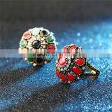 Factory Direct Sell Zinc Alloy Multicolor Crystal Rhinestone Ring Bohemian Rings thumbnail-4