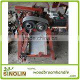 machine to make wooden broom sticks thread machine