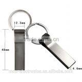 Stainless Steel One Piece Set Customize Laser Engraving Logo Keychain 8G, 16G, 32G Metallic Usb Flash PEN Drive Memory Sticks