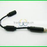 Wired Controller USB Breakaway Adapter Cable Cord For Xbox 360 Gray thumbnail-1