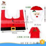 Christmas Holiday Decorations Toilet Seat Cover Mat thumbnail-4