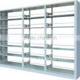 School library double faced book rack with metal frame M10-134