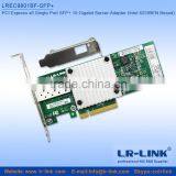 LR-LINK LREC9801BF-SFP+ PCIe x8 Intel 82599ES Chipset SFP+ Port For Server 10gb Ethernet Network Card