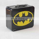 Black Lunch Tin Can With Thickness 0.23mm Tin