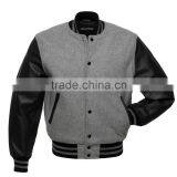 Custom American Varsity Jacket / Wool Varsity Jackets, Wool Varsity Jacket with Leather Sleeves,