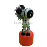 Wholesale Wood Hand made Zebra Puppet Toy Made in China