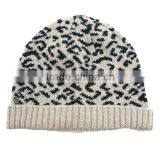 Warm Design Acrylic Knitting Stripe Custom Ski Beanie thumbnail-2