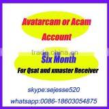 6month Expire Account Qsat Decoder Renew Account Avatarcam Acam