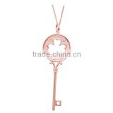 Grace 925 Sterling Silver Key Necklace Jewelry Sterling Silver Key Pendant