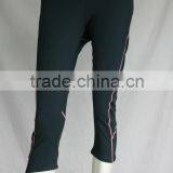 Functional Quick Dry Capri Pants Bottom Mesh Contrast , Running Pants,custom Ladies Inner Wear thumbnail-1