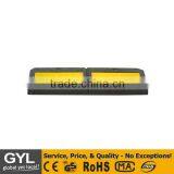 Plastic Yellow & Black Trolley Car Wheel With Stopper