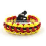 Fashion National Paracord Bracelet With Metal Closure thumbnail-5