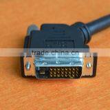 DVI-D Dual Link LSZH DVI Cable Male / Male 45 Degree Left 10.0 ft thumbnail-1
