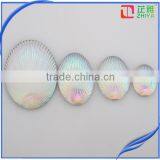 Sell Hot Round AB Resin Shell Shape Flatback Wedding Decoration thumbnail-1
