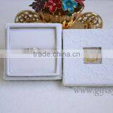 Custom Wedding Ring Box Engagement Box With Beaded Name Plate of B