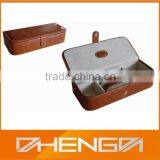Best Sell Factory Custom Made Brown Leather Watch Storage Boxes With Pen (ZDS-F297) thumbnail-1