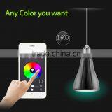 NEW Wireless IR Remote RGBW Bluetooth Control Music Audio Speaker LED Color Bulb Light Lamp White E27 thumbnail-2