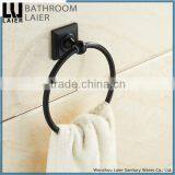Elegant Wholesale Prices Zinc Alloy ORB Finishing Bathroom Accessories Wall Mounted Towel Ring thumbnail-2