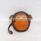Handmade Leather Monkey Coin Purse